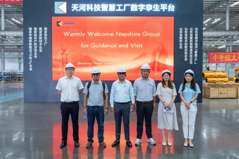 尼泊尔客商莅临天河科技考察交流