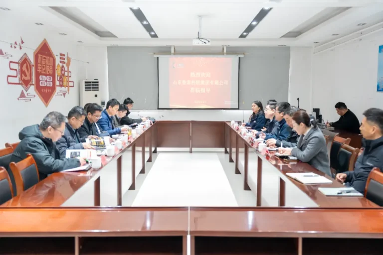 山东鲁泰控股集团副总经理贾广海一行莅临天河科技考察指导