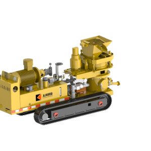 平面给料型：转子式混凝土喷射机