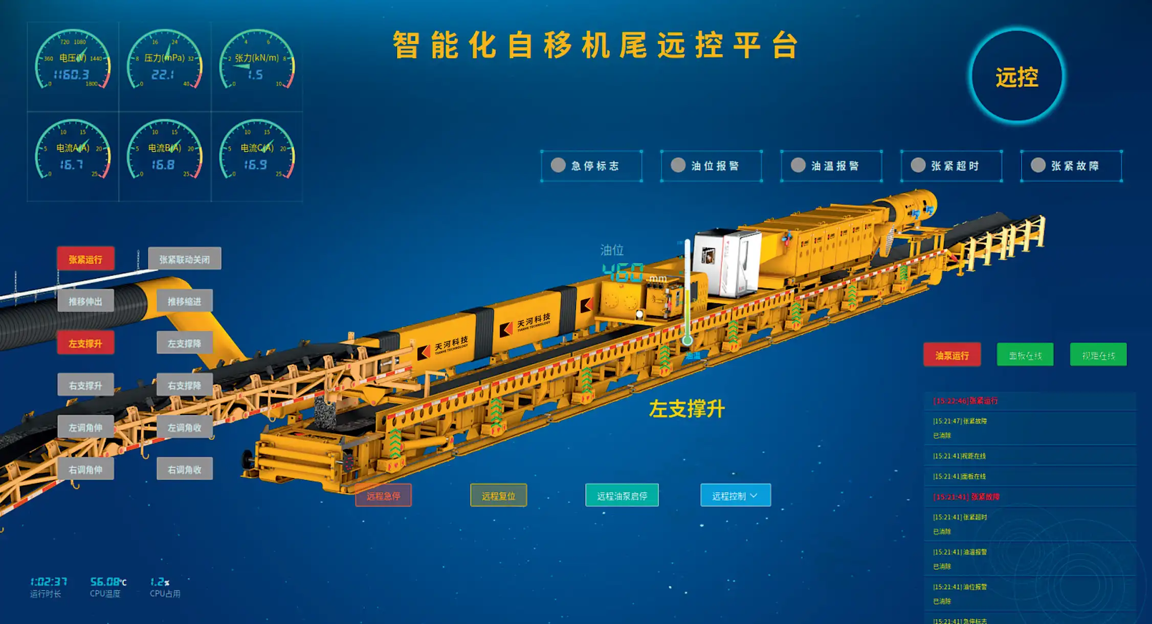 自移机尾智能控制系统